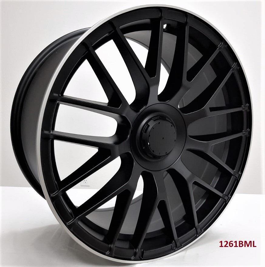 19'' Alloy Wheels for Mercedes S63 AMG 2008-2013 | 19x8.5/9.5 | 5x112 Bolt Pattern | Premium Replacement Rims for Luxury Sedan Performance & Style