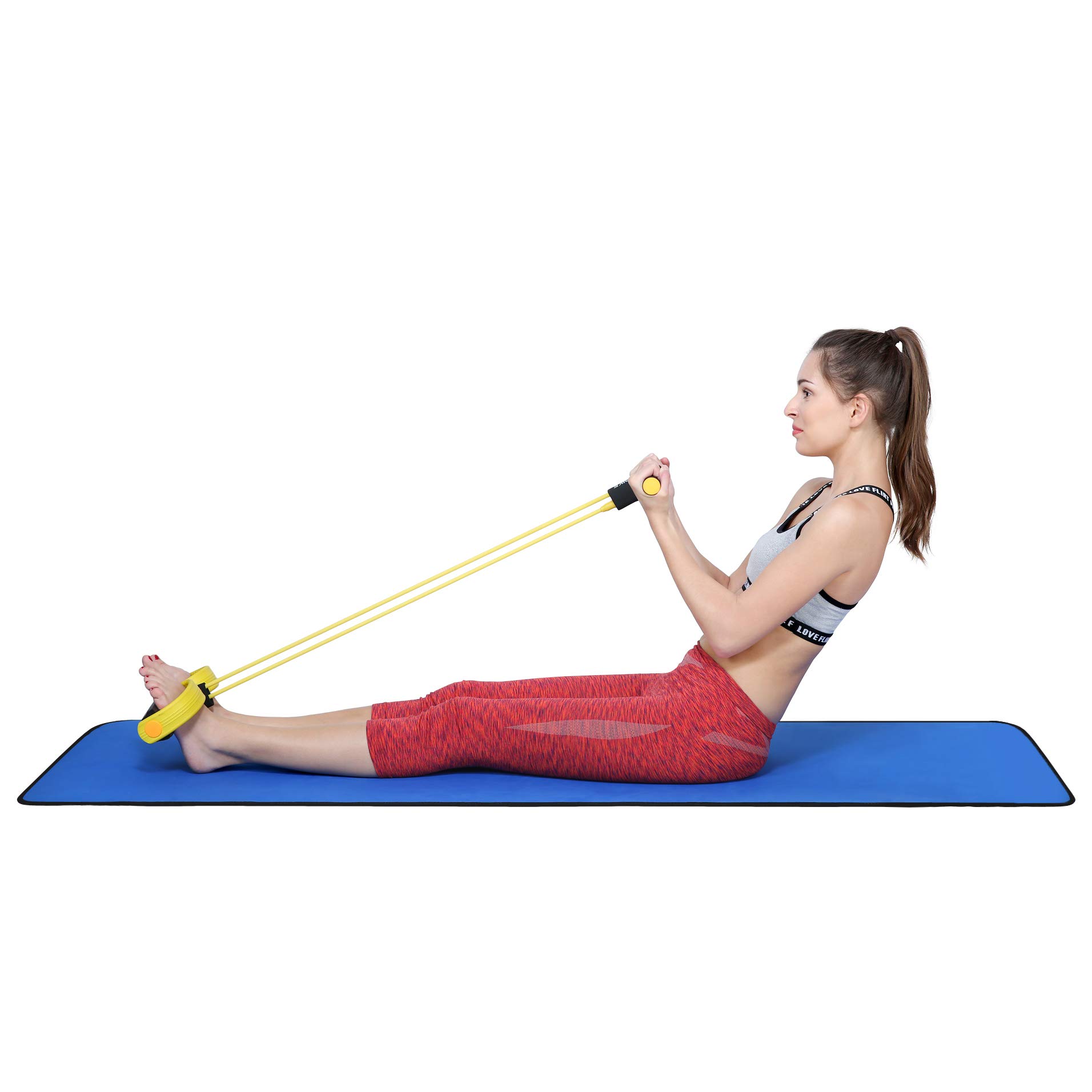 Tummy Twister Waist Trimmer Belt for Men & Women - Abdominal Workout Equipment for Core Strength & Weight Loss - Perfect for Home Gym, Fitness Training & Postpartum Recovery