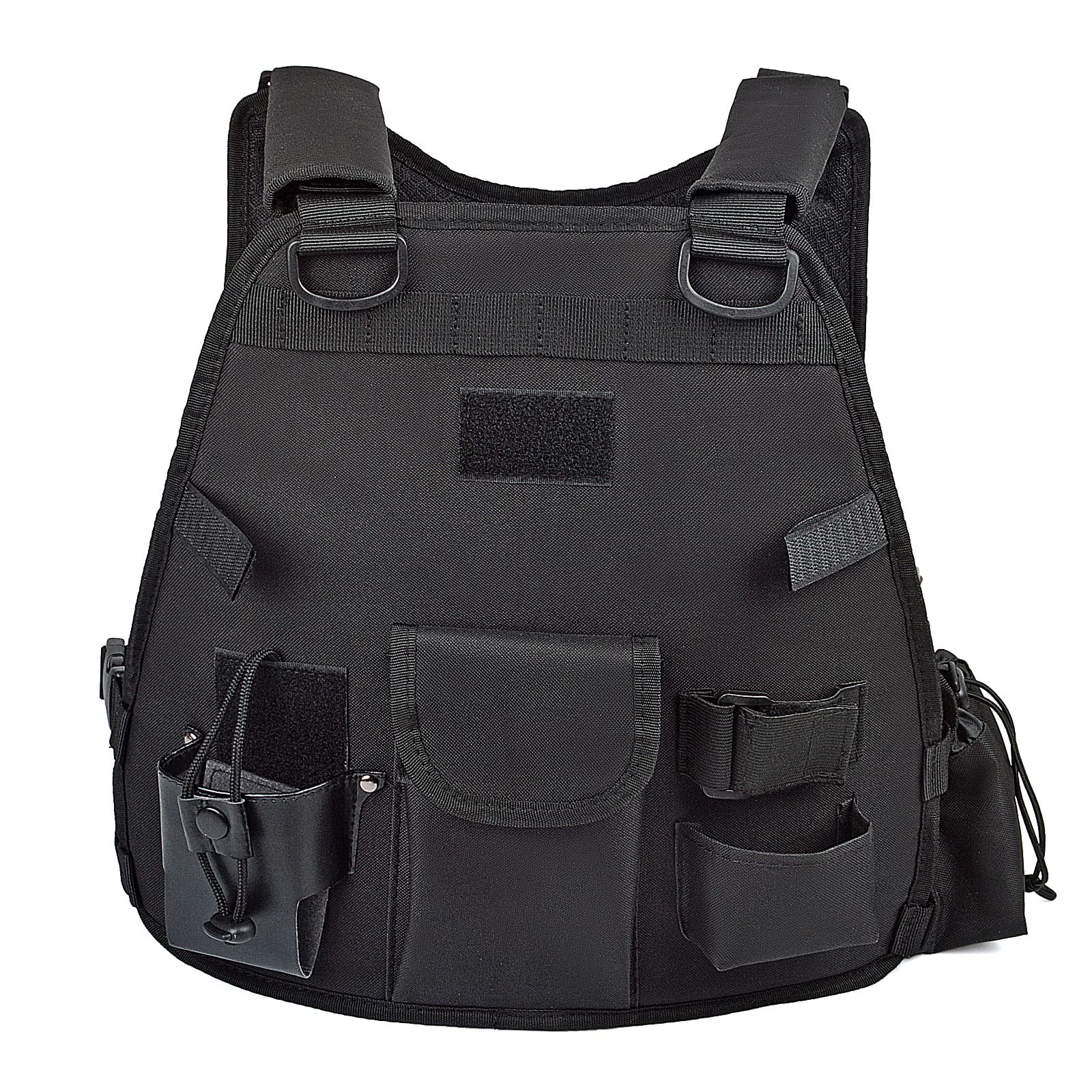 Universal Tactical CB Radio Chest Harness Bag - Compatible with Cobra, Midland, Uniden, Anytone & Motorola Handheld 2-Way Radios - Durable Front Pack Pouch Holster Vest for Outdoor, Hiking, Hunting & Emergency Communication