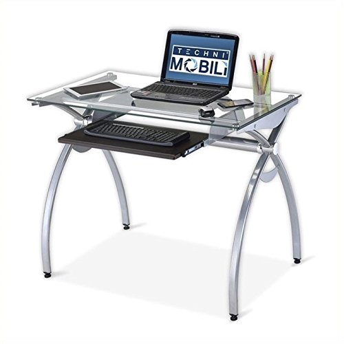 Home Square 2-Piece Office Set with Computer Desk and Ergonomic Chair - Perfect for Home Office, Remote Work & Small Spaces