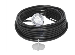 Pentair GloBrite LED Pool Light for Shallow Water - 15m Cable - Energy Efficient Underwater Lighting for Pools, Spas & Fountains - Perfect for Backyard, Resort & Landscape Illumination