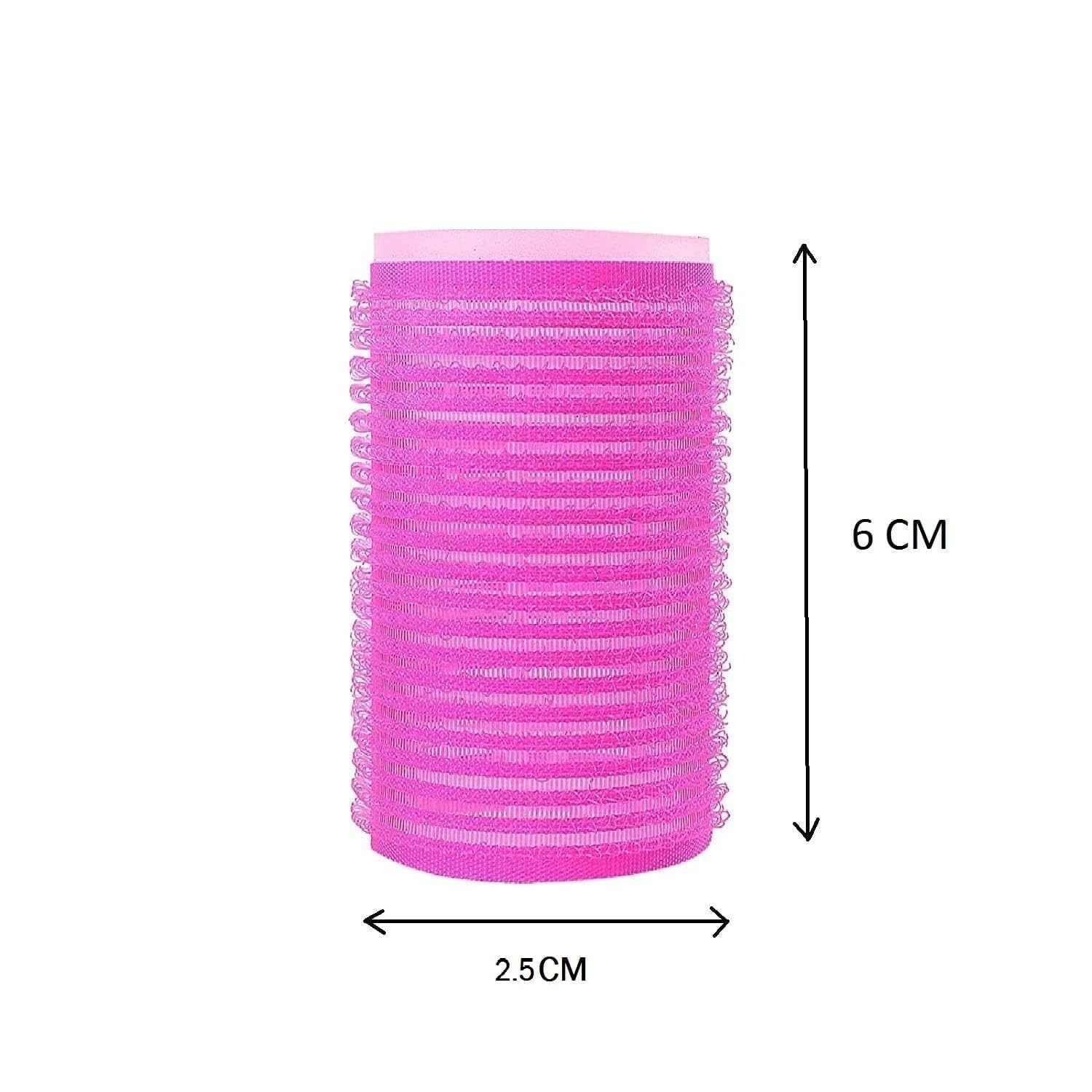 KNAFS COLLECTIONS Thermal Hair Rollers Set - 6 Self-Grip Curlers (2cm) for Short & Long Hair, Perfect for Blowouts & Salon-Style Curls at Home - Great for Parties, Weddings & Daily Styling