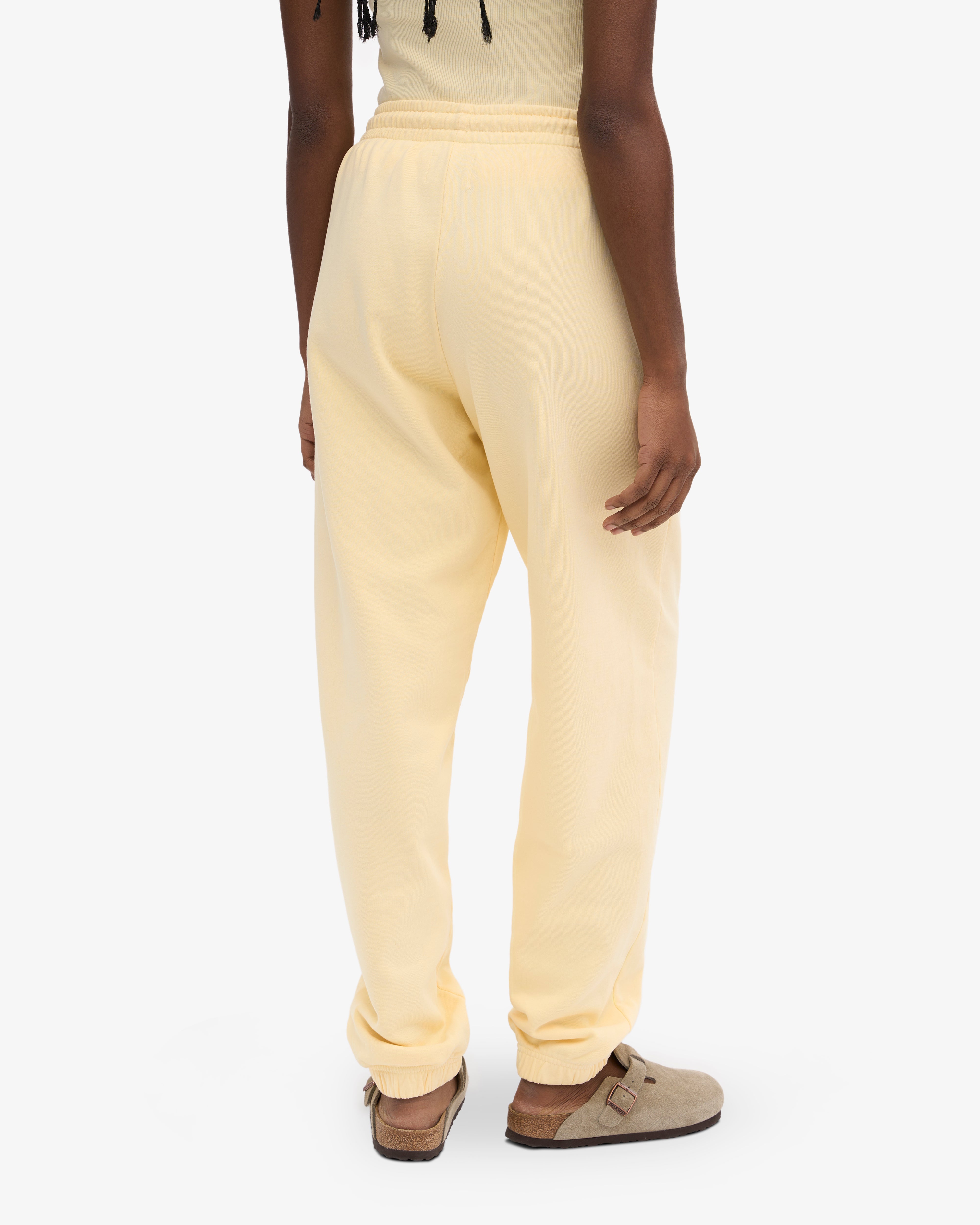 Organic Cotton Sweatpants for Women - Soft Yellow Comfortable Lounge Pants | Perfect for Yoga, Running, Home Relaxation & Casual Wear