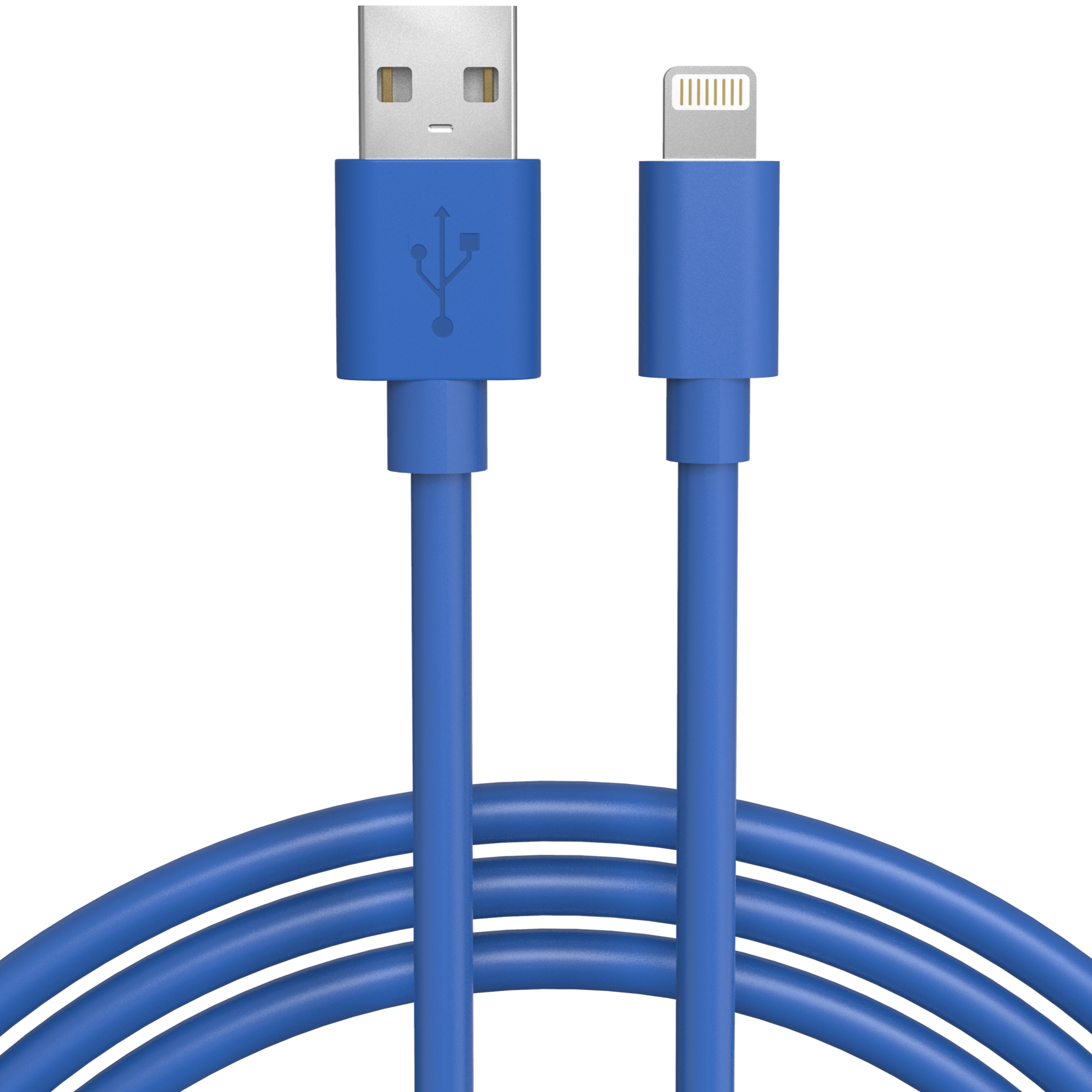 Apple MFi Certified Lightning Cable 6FT - Fast Charging & Sync for iPhone 14/13/12/11/X/8/7 - Durable Nylon Braided USB Cable for Home, Office & Travel (Blue)