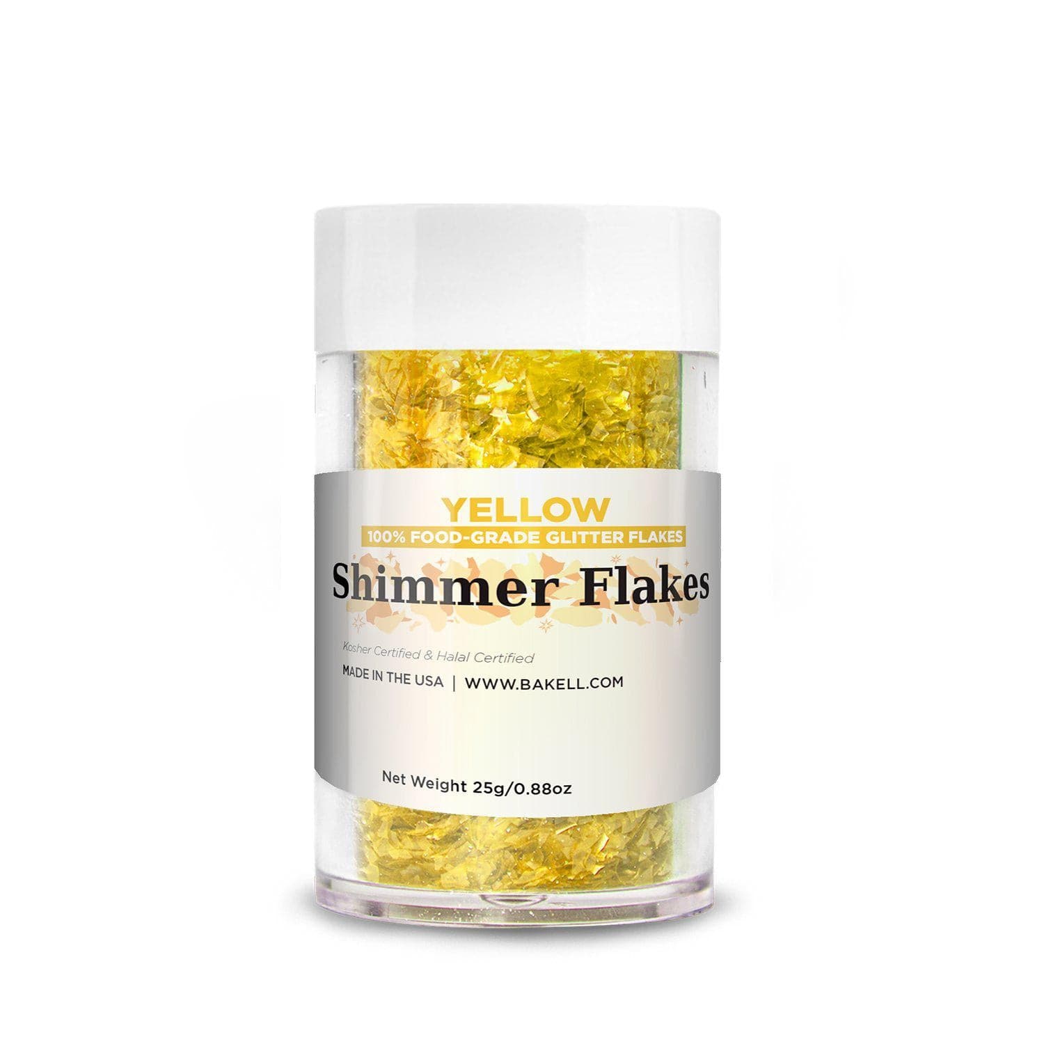 Premium Black Edible Shimmer Flakes for Baking & Cake Decorating - Food-Grade Sparkle Dust for Desserts, Drinks & DIY Crafts