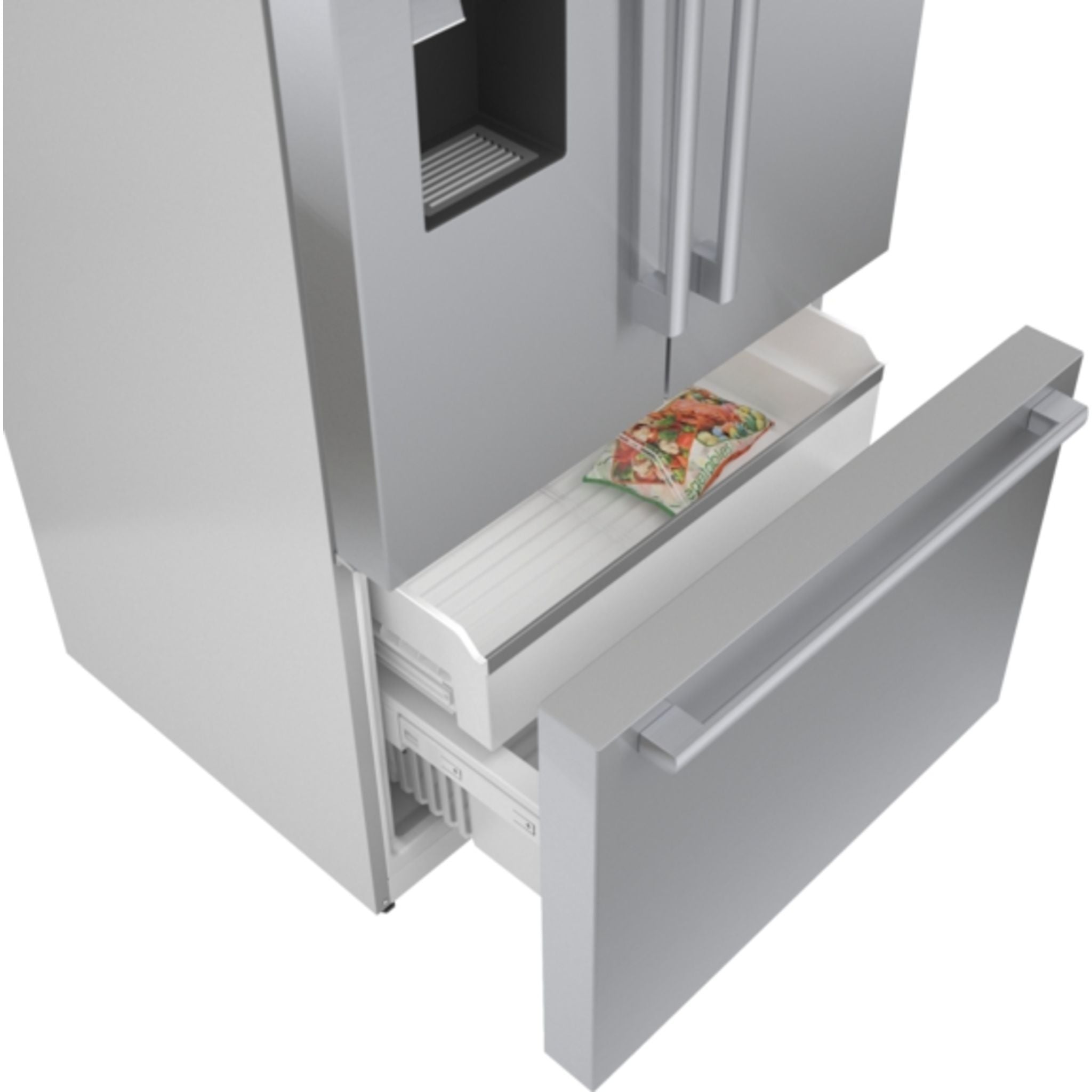 Bosch B36CD50SNS 36-Inch French Door Refrigerator with Stainless Steel Finish - Perfect for Modern Kitchens & Open-Concept Homes
