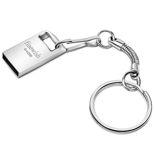 Mini Chiavetta USB 2.0 64 GB Argento