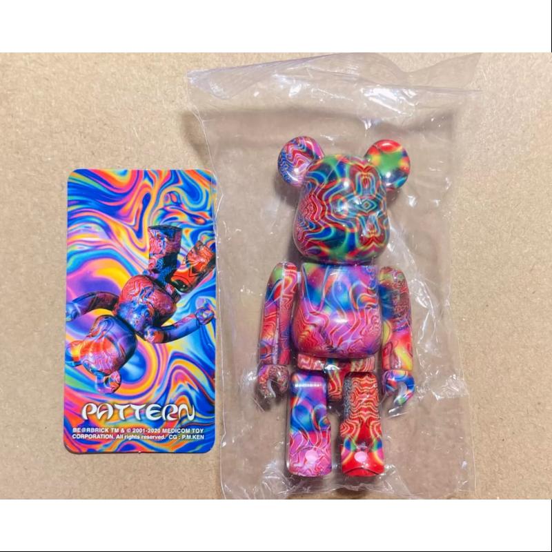 Bearbrick Series 41 PATTERN 100% Collectible Art Toy - Limited Edition Designer Vinyl Figure for Display & Gift Giving - Perfect for Home Decor, Office Display, and Anime Collectors