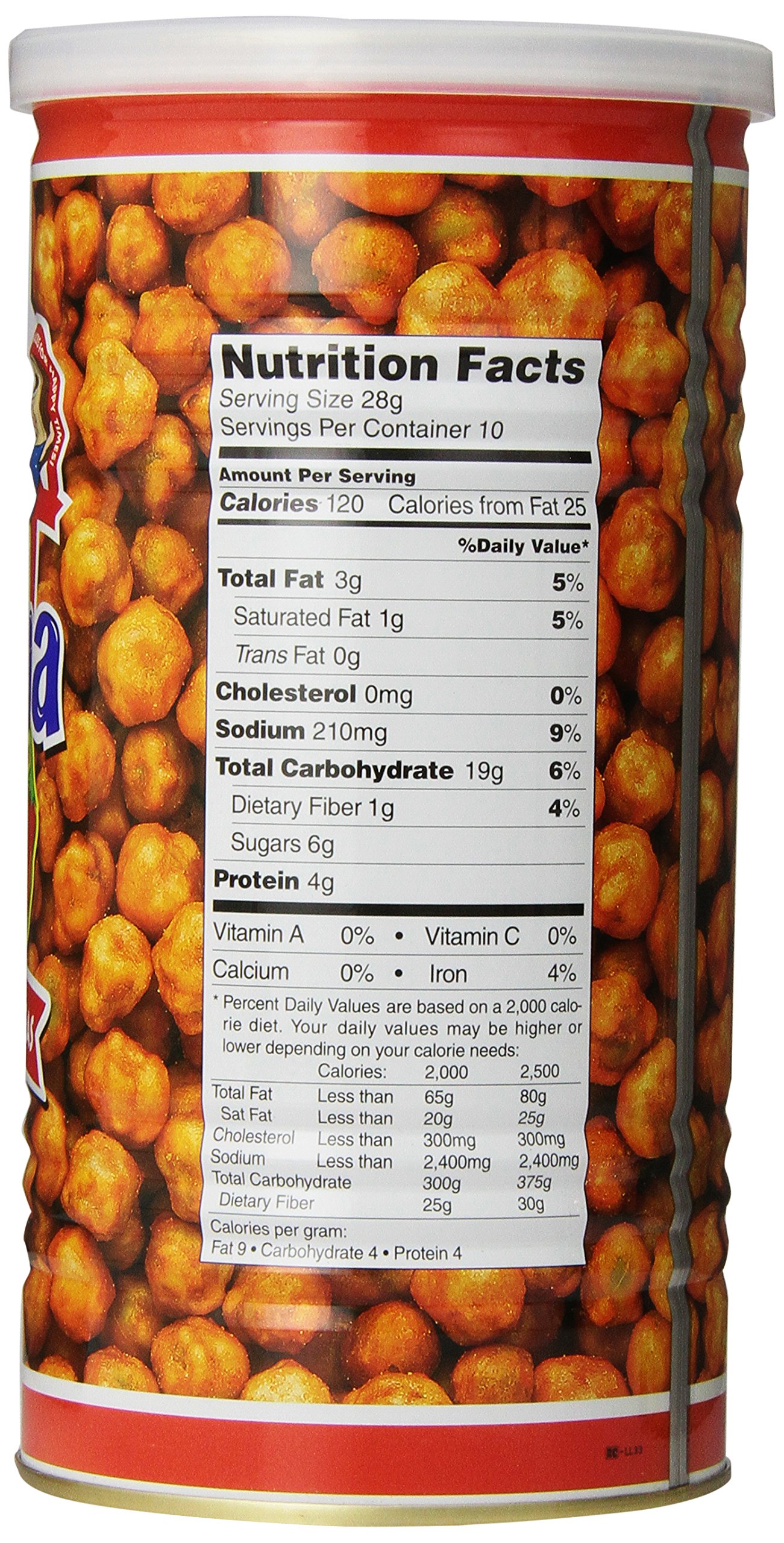 Hapi Snacks Spicy Sriracha Peas - Crunchy Roasted Green Peas with Bold Sriracha Flavor - 9.9 oz (Pack of 4) - Perfect for Office Snacking, Movie Nights & Healthy On-the-Go Treats