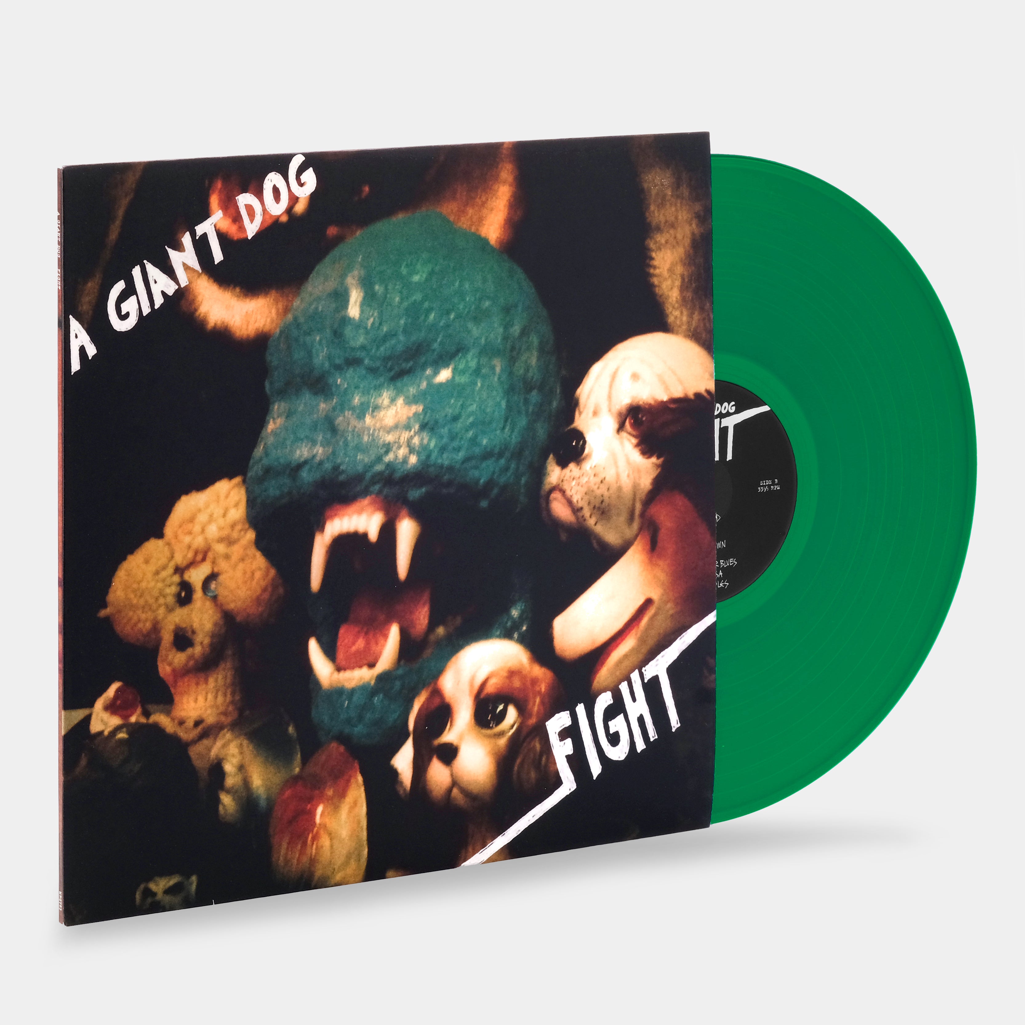 Giant Dog Fight LP - Green Vinyl Record | Punk Rock Music Album for Collectors & Music Lovers - Perfect for Home Listening & Vinyl Collections
