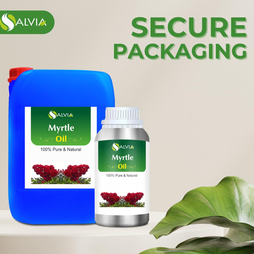 100% Pure & Natural Myrtle Essential Oil (Backhousia citriodora) - Undiluted, Unrefined, Organic Therapeutic Grade Aromatherapy Oil - 2000ml/67.6fl oz for Diffusers, Massage & Skin Care