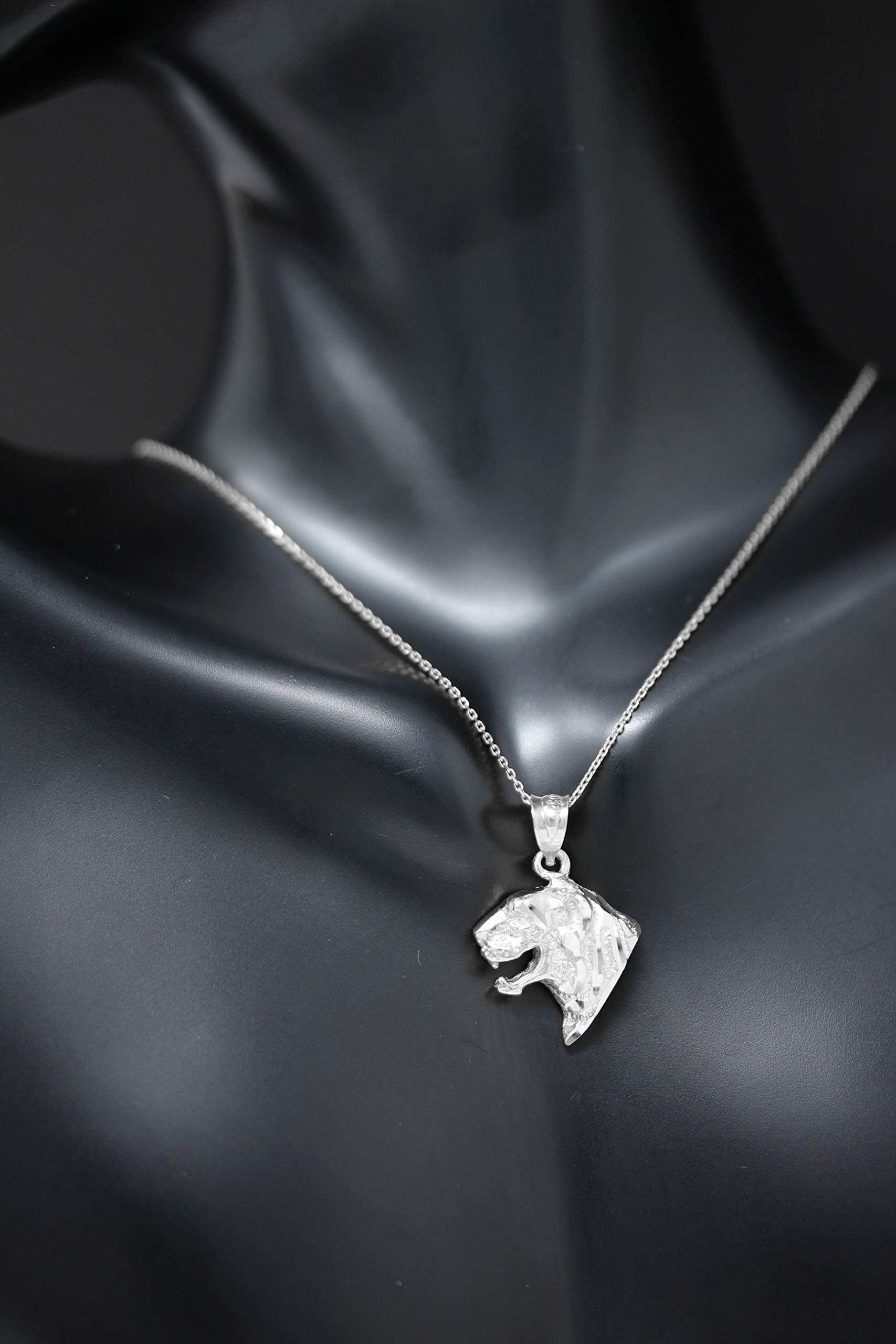14K Gold Tiger Head Charm Pendant Necklace for Women - Elegant Animal Jewelry Gift for Birthday, Anniversary & Special Occasions - Perfect for Layering, Everyday Wear & Statement Looks