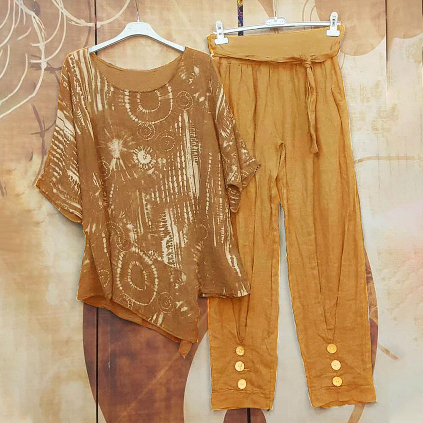 **Plus Size Palazzo Pants for Women - Wide Leg Lounge Pants & Matching Sweater Set | Comfortable Holiday & Casual Outfits | Perfect for Relaxing at Home, Travel & Vacation**