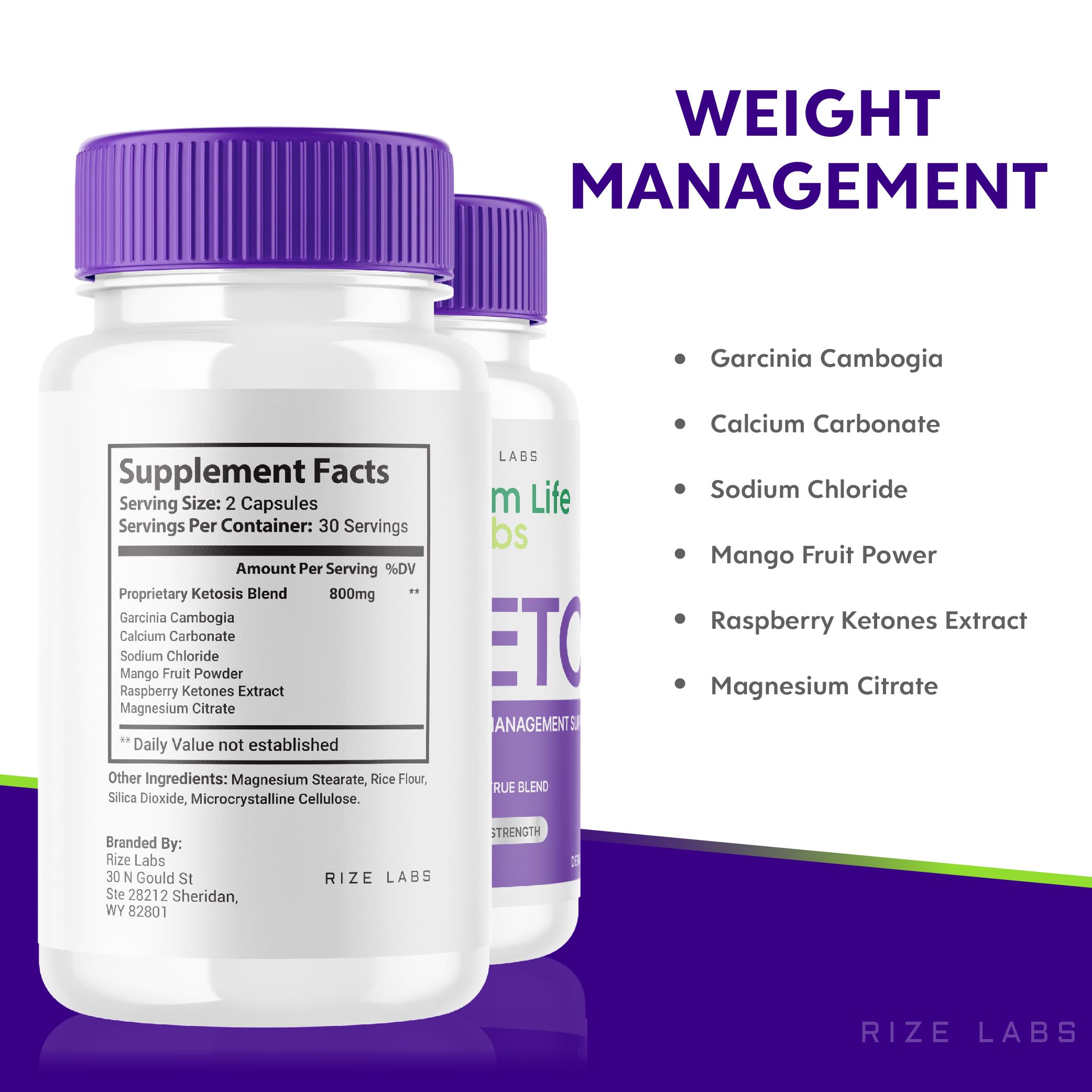 Trim Life Labs Keto Capsules - Maximum Strength Weight Loss Pills with Keto+ACV Formula (60 Caps) - Supports Ketosis & Fat Burning for Low Carb Diet & Fitness Goals