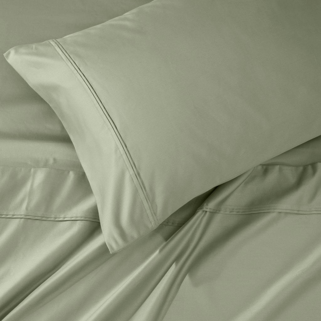 Luxury 1200 Thread Count Egyptian Cotton Deep Pocket Bed Sheet Set - Queen Size, Soft & Breathable for Ultimate Comfort - Perfect for Master Bedroom, Guest Room & Hotel Use