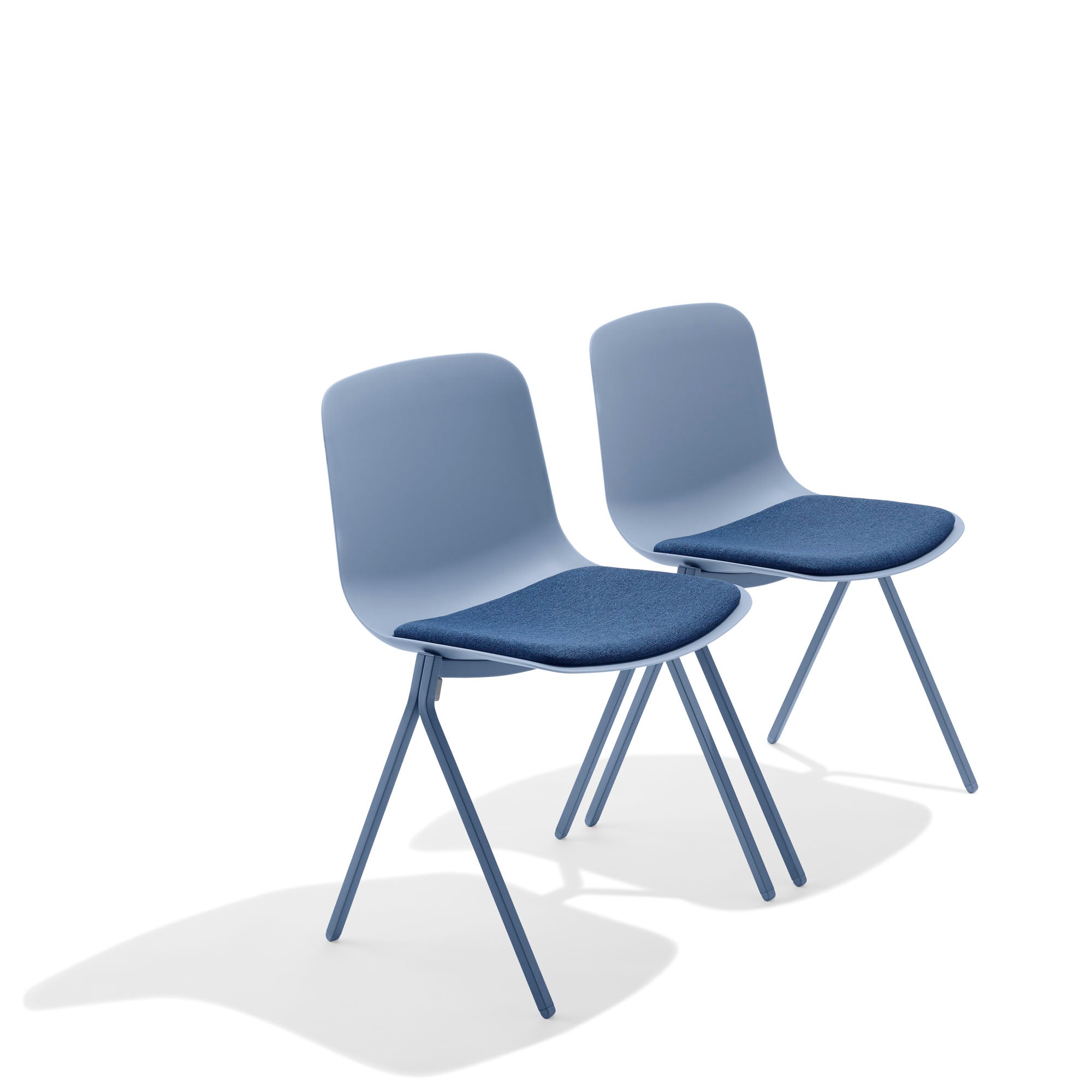Modern Key Side Chairs with Cushioned Seat Pads, Set of 2 - Perfect for Dining Room, Kitchen, or Home Office Comfortable Seating