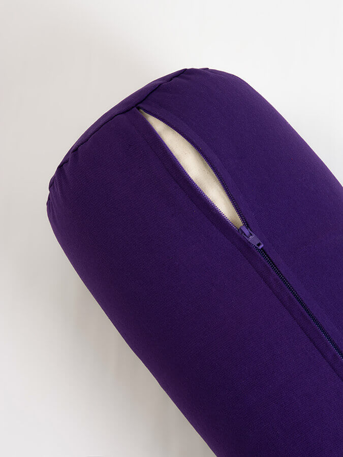 Organic Cotton Buckwheat Meditation Bolster Cushion for Yoga & Zen Relaxation - Perfect for Yoga Studios, Home Meditation & Stress Relief