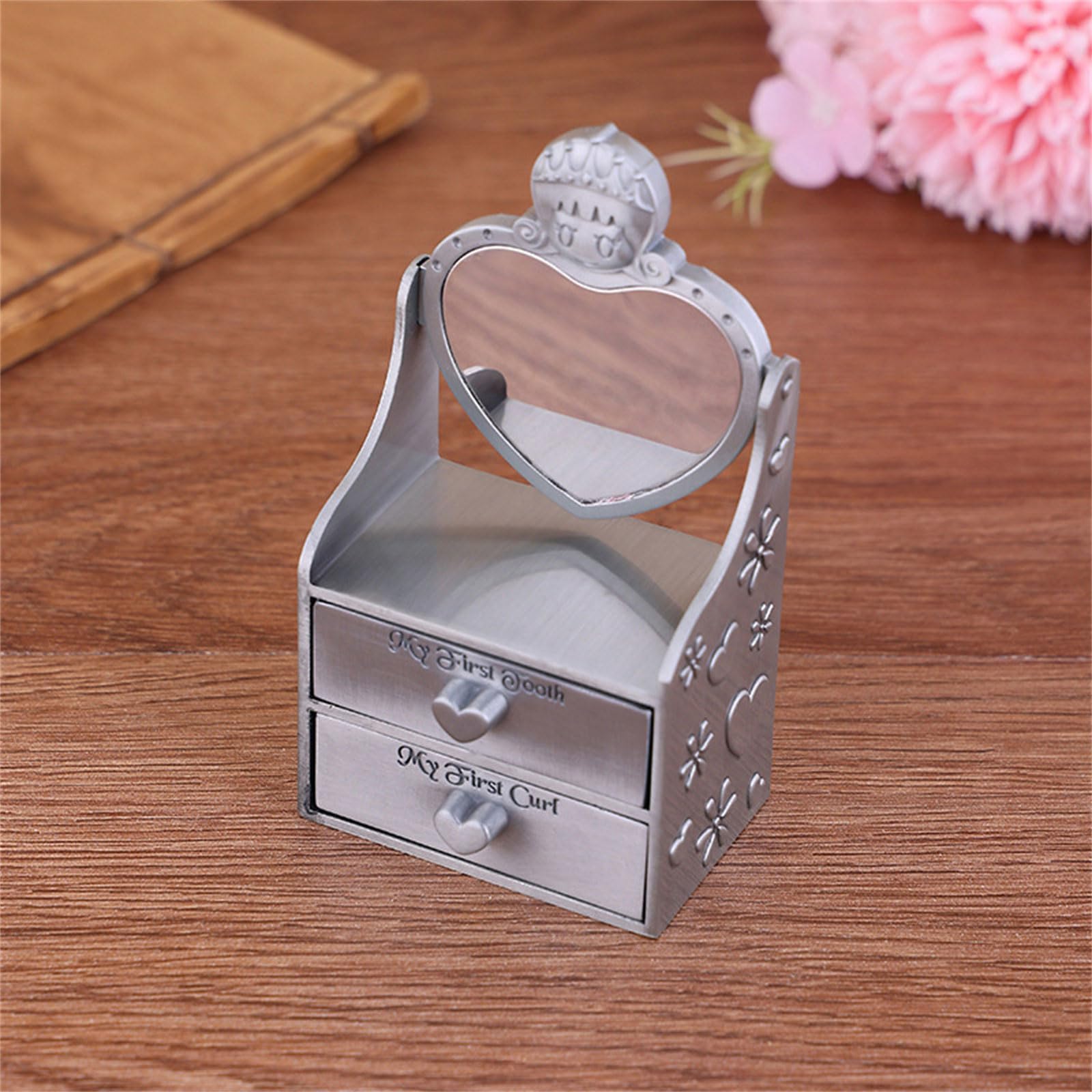 Baby Tooth Keepsake Box - Cute Tooth Fairy Organizer Set for Kids, Child Tooth Holder Storage Memory Box - Perfect for First Lost Tooth, Milestone Keepsakes & Fairy Gift Giving