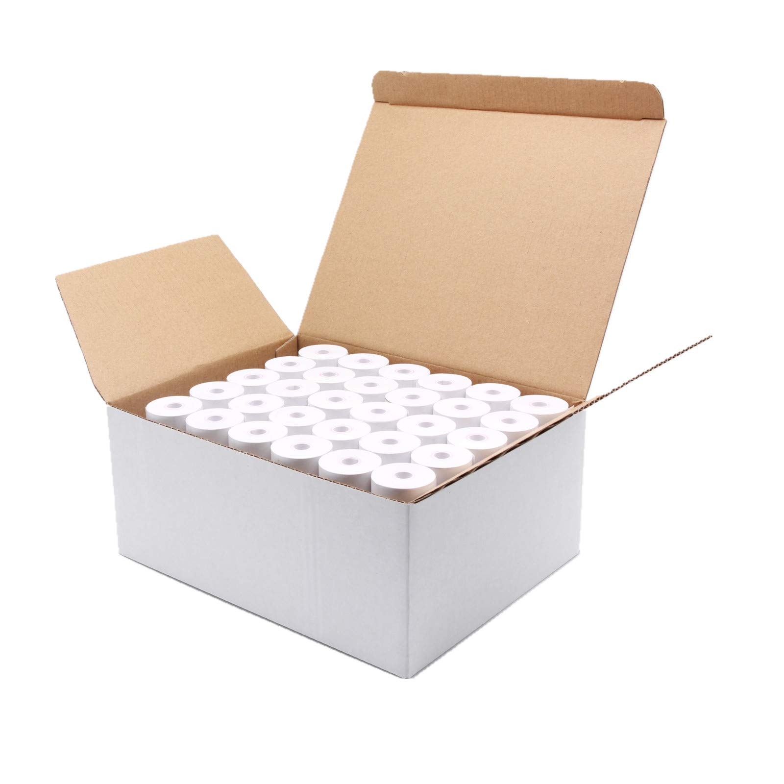 120 Pack Coreless Thermal Paper Rolls for Poynt Smart Payment Terminal Receipt Printer - 2.25