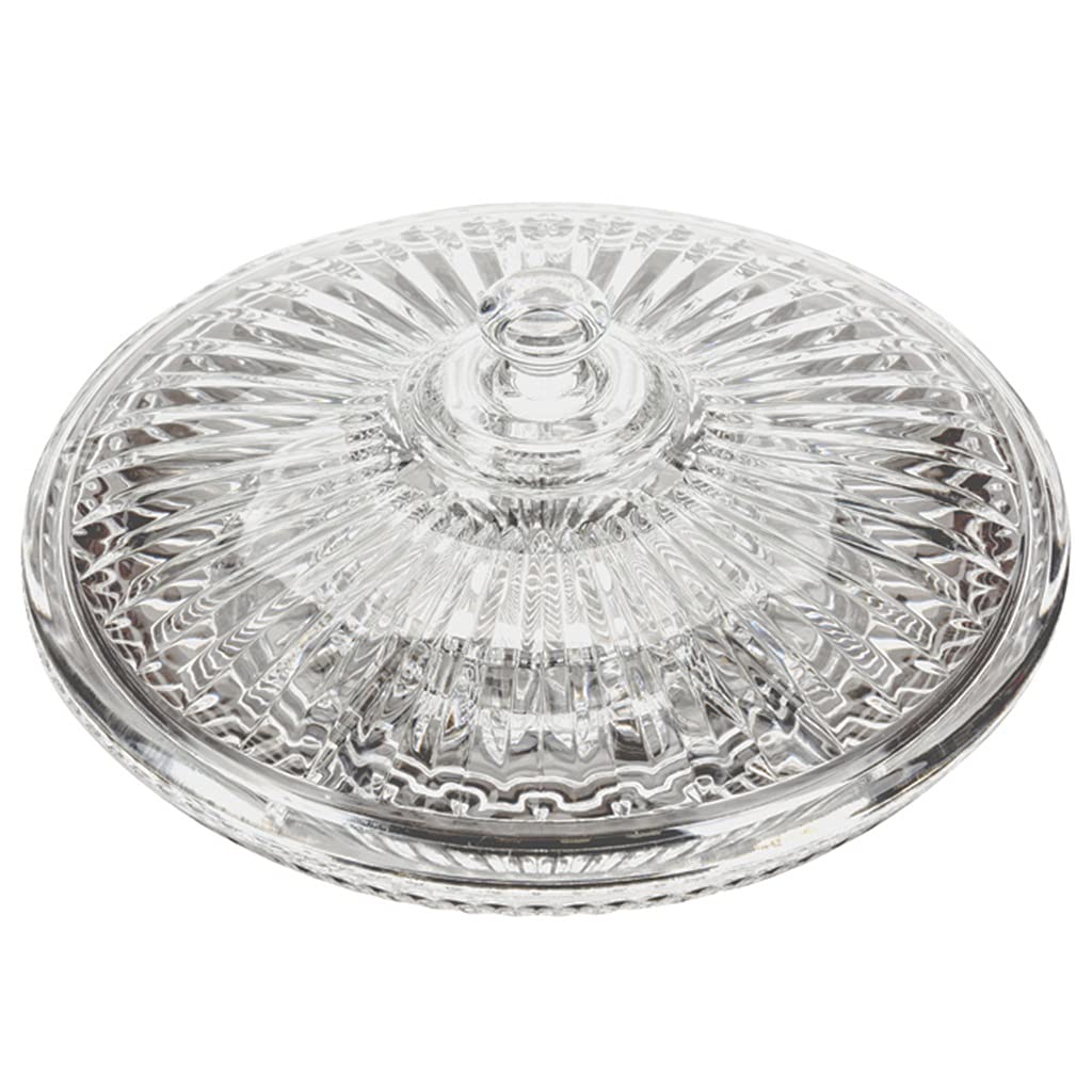 Premium Plastic Compartmented Serving Tray with Lid - Versatile Fruit, Candy, Vegetable & Bread Storage Container | Dust-Proof Food Safe Design | Perfect for Parties, Weddings, Christmas & Everyday Kitchen Use