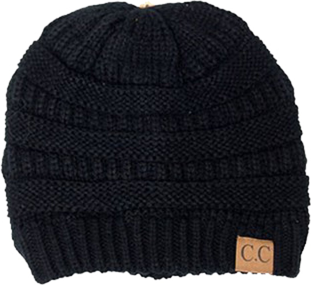PacificPlex Women's Slouchy Cable Knit Beanie Skully Hat - Soft Winter Warm Hat for Cold Weather - Perfect for Outdoor Activities, Skiing, and Casual Fashion