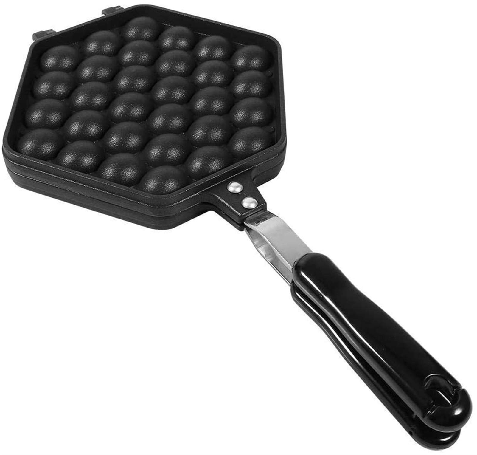 Non-Stick Aluminum Alloy Crepe Maker - Professional Pancake, Omelet, Pizza & Waffle Pan for Home Kitchen & Restaurant Use - Perfect for Breakfast, Brunch & Family Cooking