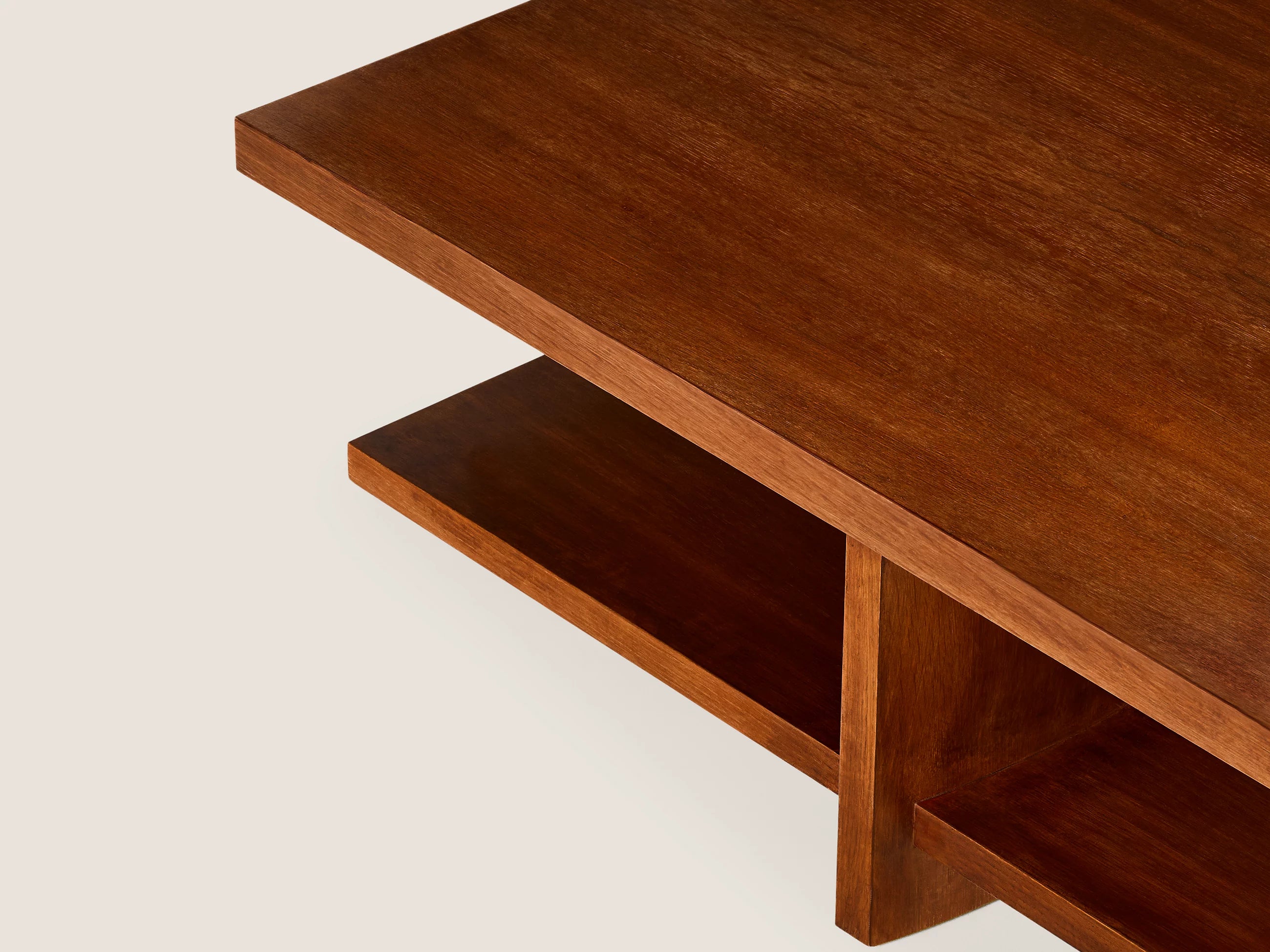 Shelter Point Solid Oak Cocktail Table - Modern Wood Coffee Table for Living Room, Lounge & Office - Stylish & Durable Home Furniture for Small Spaces