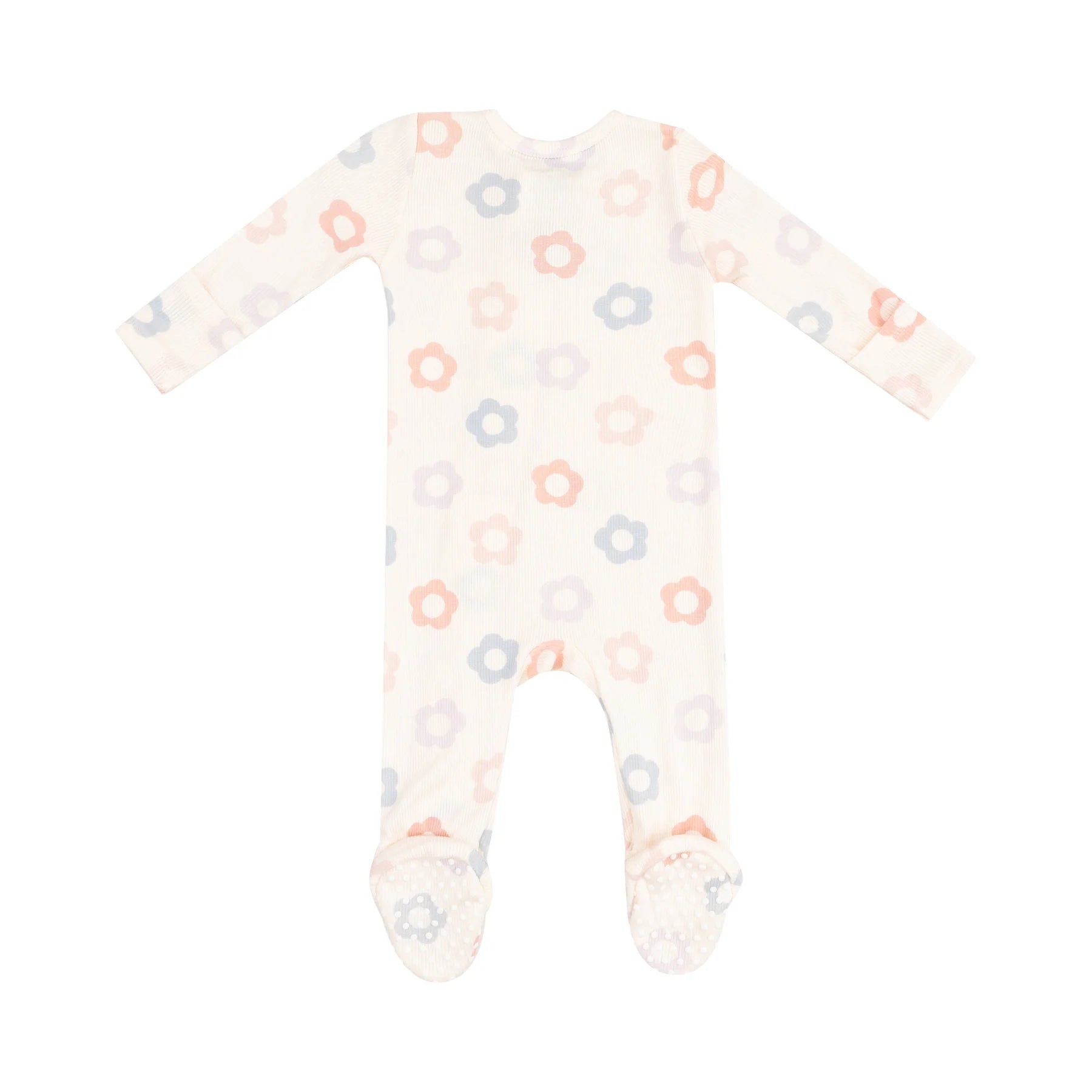 Daisy Pop Zipper Footie Pajamas for Baby Girls - Soft & Comfortable Sleepwear for Infants & Toddlers - Perfect for Bedtime, Playtime & Nursery