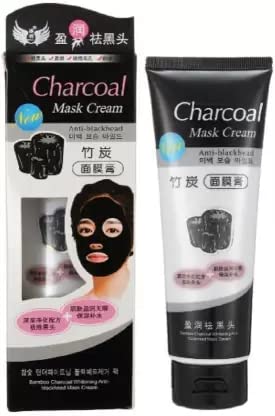 Wiffy Charcoal Bamboo Face Mask - 130g | Deep Cleansing & Detoxifying | Perfect for Acne-Prone & Oily Skin | At-Home Spa & Self-Care Routine