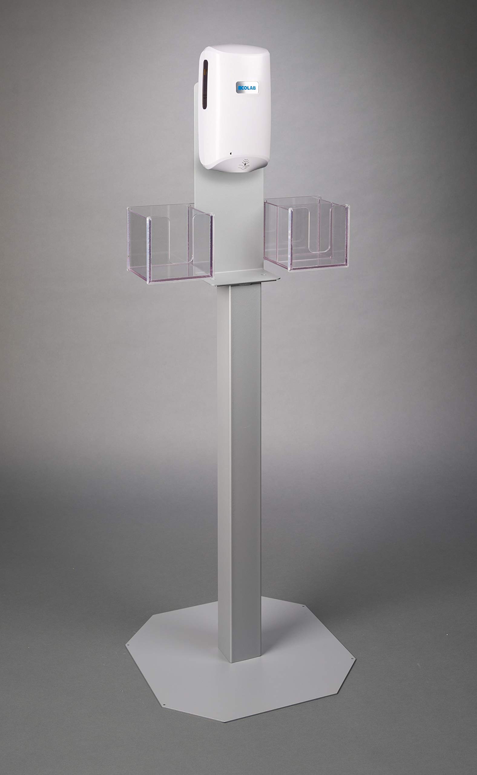 Touch-Free Multi-Station Hand Sanitizer Stand (3STL Stand, 3STL Kit, TF Bracket) with Automatic Dispenser - Perfect for Offices, Schools, and Public Spaces