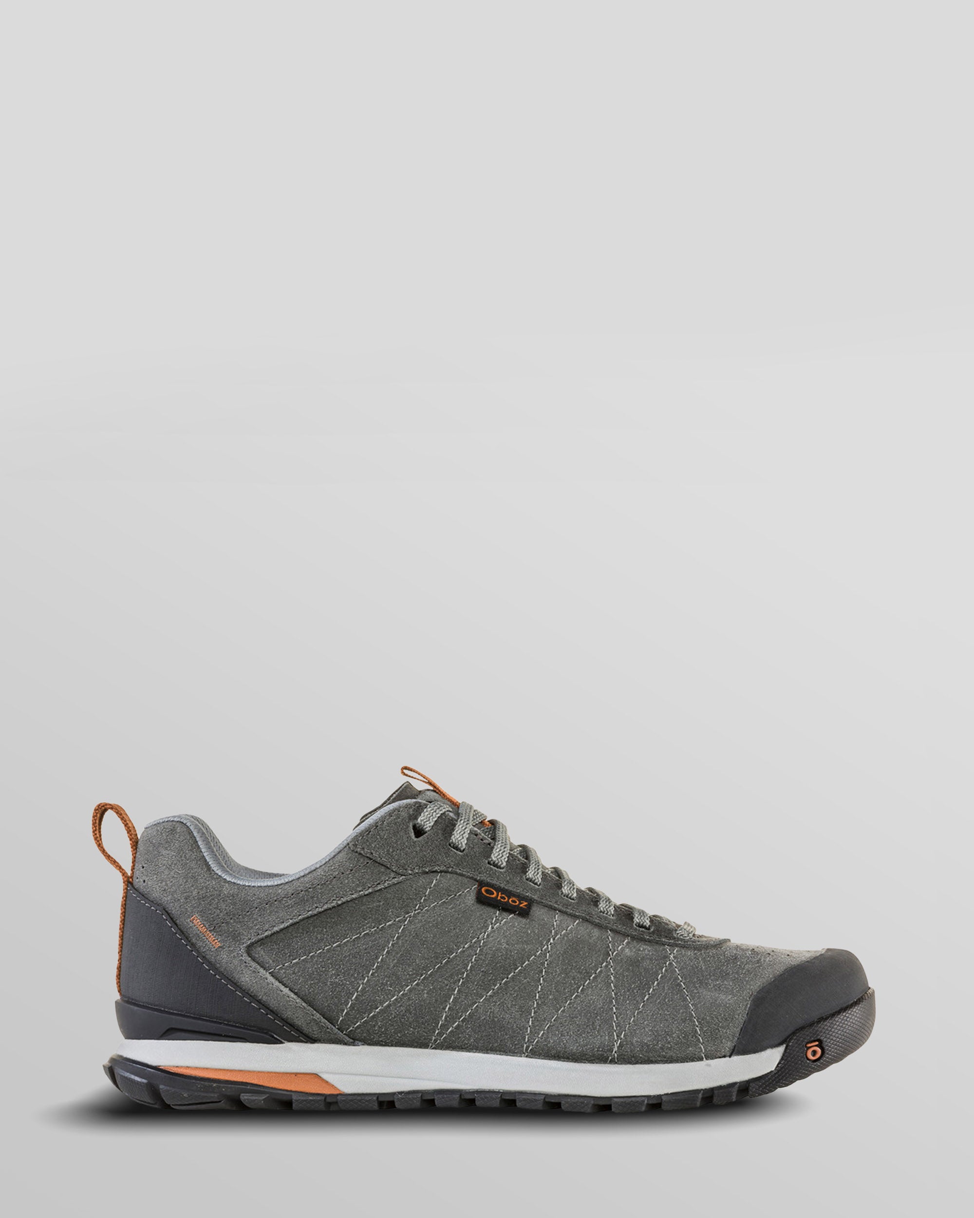 Oboz Bozeman Wide Low Leather Hiking Shoes for Men - Charcoal | Comfortable & Durable for Outdoor Adventures & Daily Wear