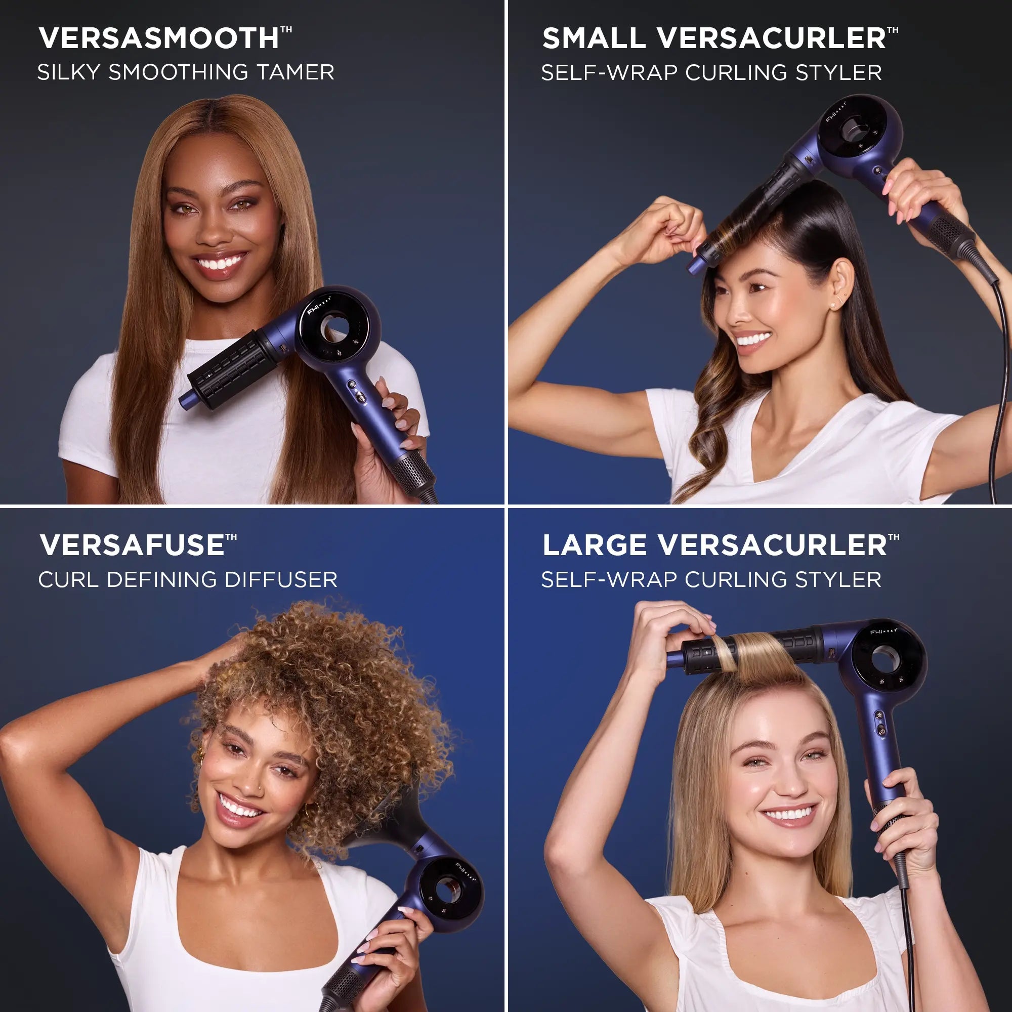 VersaSphere Pro Air 6-in-1 Multi Styler Hair Curling Iron & Straightener with Adjustable Temperature - Perfect for Salon-Quality Styling at Home, Travel & Special Occasions