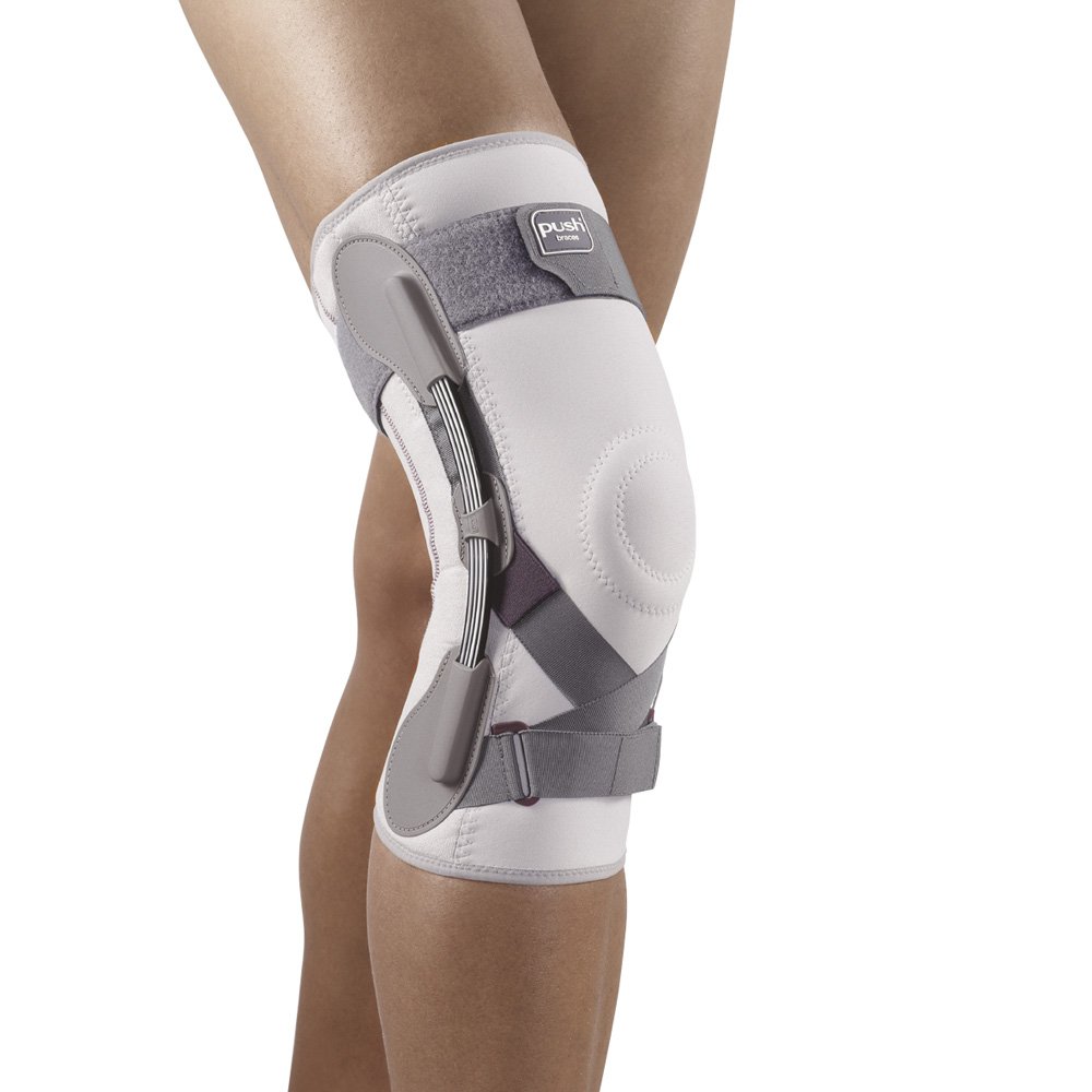 PUSH med Knee Brace for Men & Women - Optimal Knee Stabilization & Support, Lightweight & Low-Profile Design (Size 1) - Perfect for Running, Sports, Arthritis & Post-Surgery Recovery