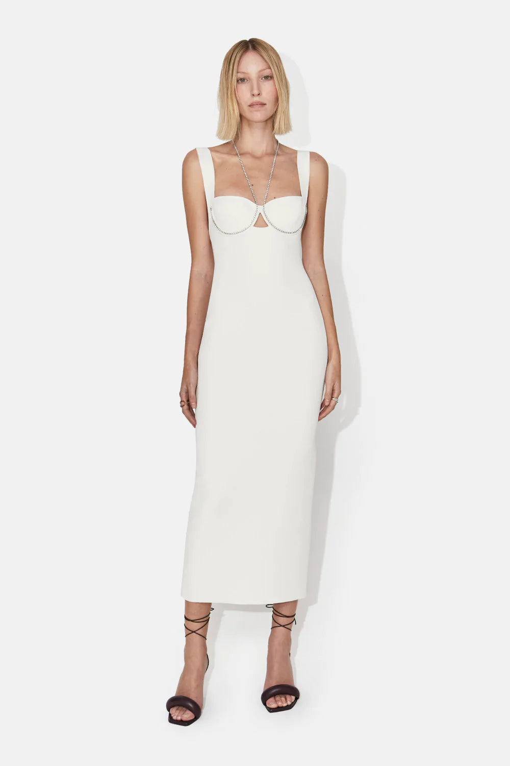 Celeste Ivory Dress - Elegant Women's Maxi Dress for Weddings, Parties & Special Occasions