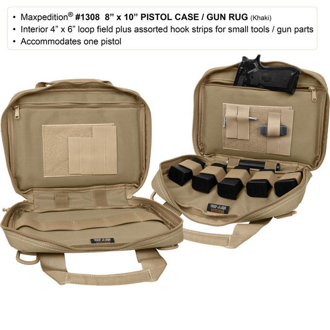 8x10 Pistol Case & Gun Rug - Heavy Duty Firearm Storage for Handguns & Pistols | Perfect for Range, Travel & Home Security (Closeout Sale - Final Discount)