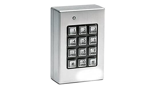 212SE Smart Garage Door Opener Keypad - 0-212140 Indoor/Outdoor Weatherproof Surface-Mount Remote Control for Secure Home Access | Perfect for Homes, Apartments & Commercial Buildings