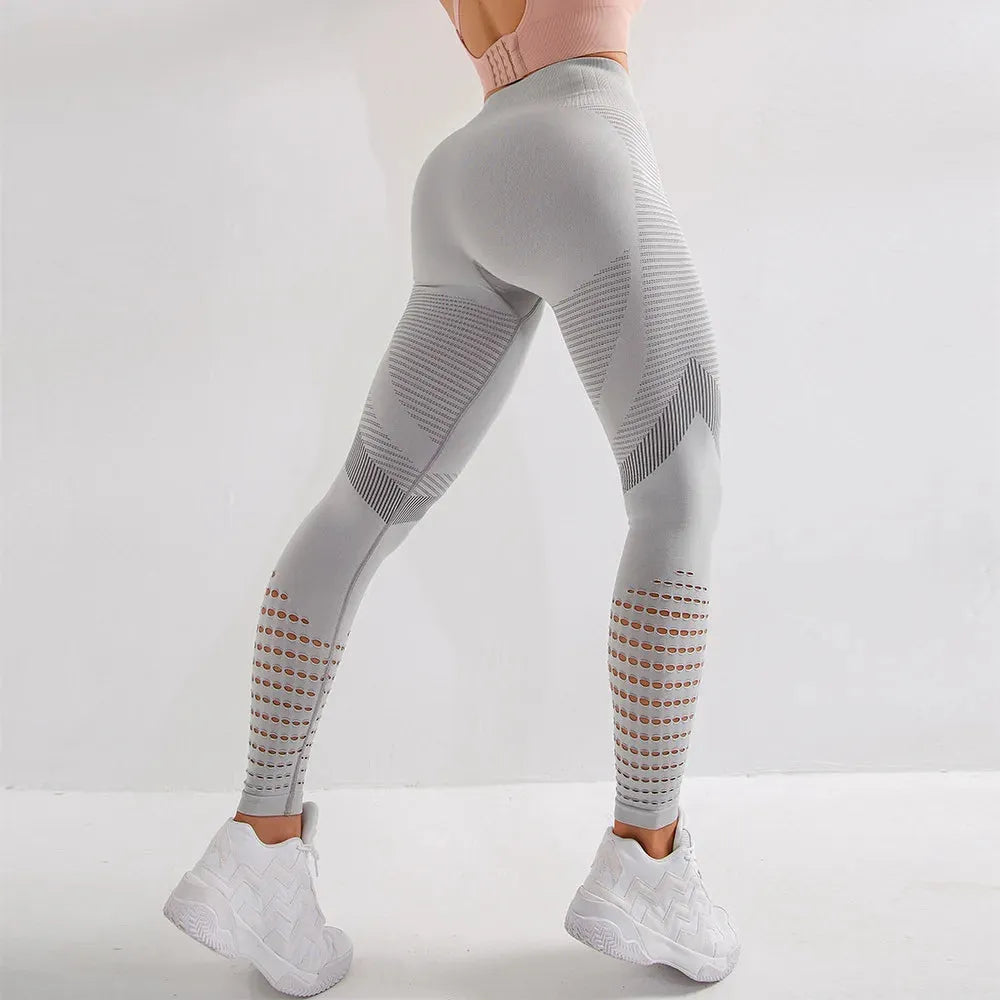 Sexy High Waist Seamless Leggings for Women - Push Up Workout Yoga Pants with Tummy Control - Perfect for Gym, Running, Fitness & Casual Wear