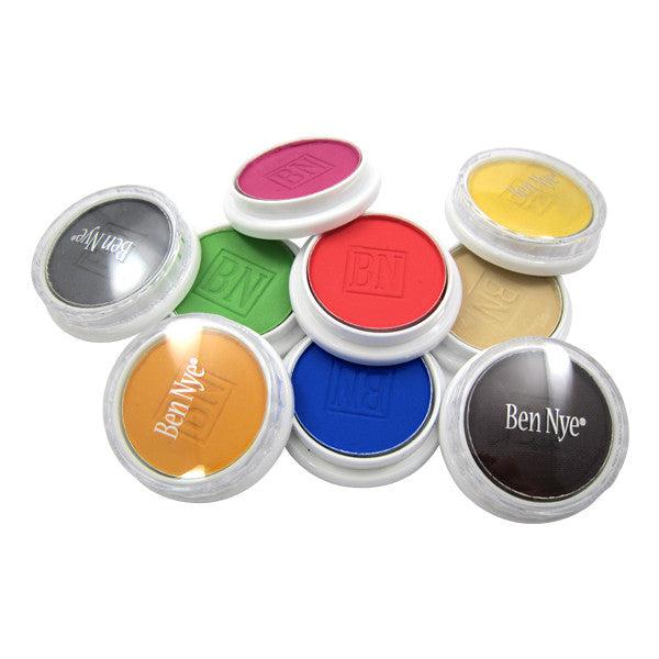 Ben Nye MagiCake Aqua Paint - Professional Water-Based Face & Body Paint for Cosplay, Halloween & Theater Makeup - Safe for Sensitive Skin