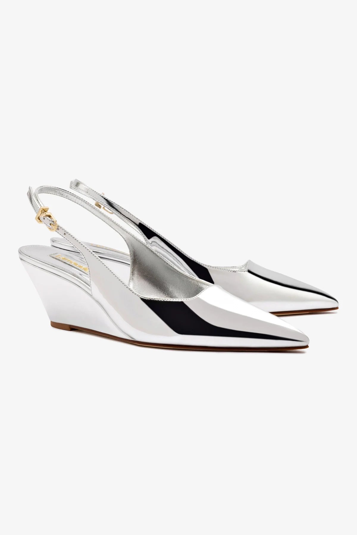 Loulou Silver Specchio Pump Shoes - Women's Elegant High Heels for Parties, Weddings & Special Occasions