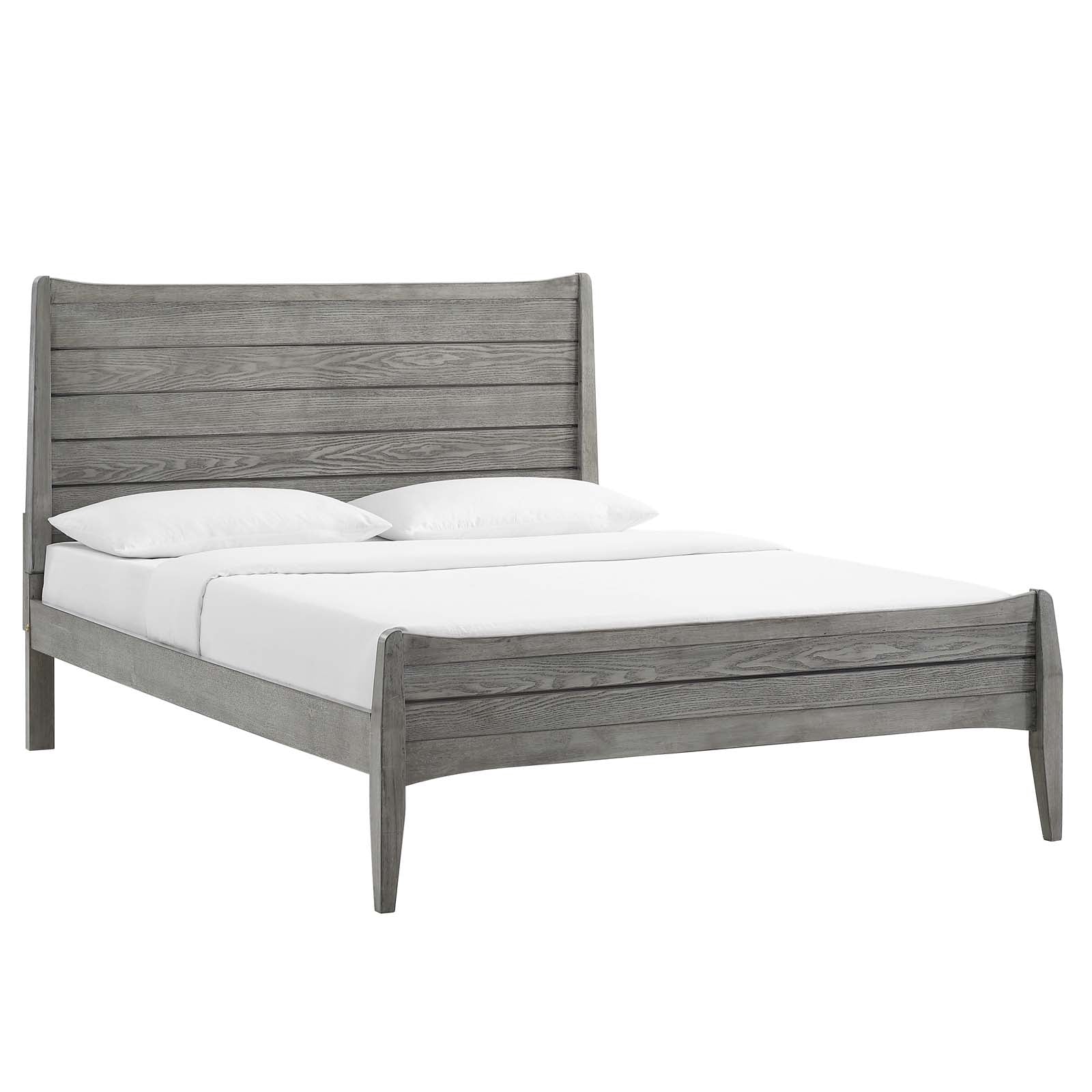 Georgia 5-Piece Full Bedroom Set - Queen Size Bed Frame, Nightstand & Dresser - Modern Farmhouse Bedroom Furniture for Home Decor & Guest Rooms