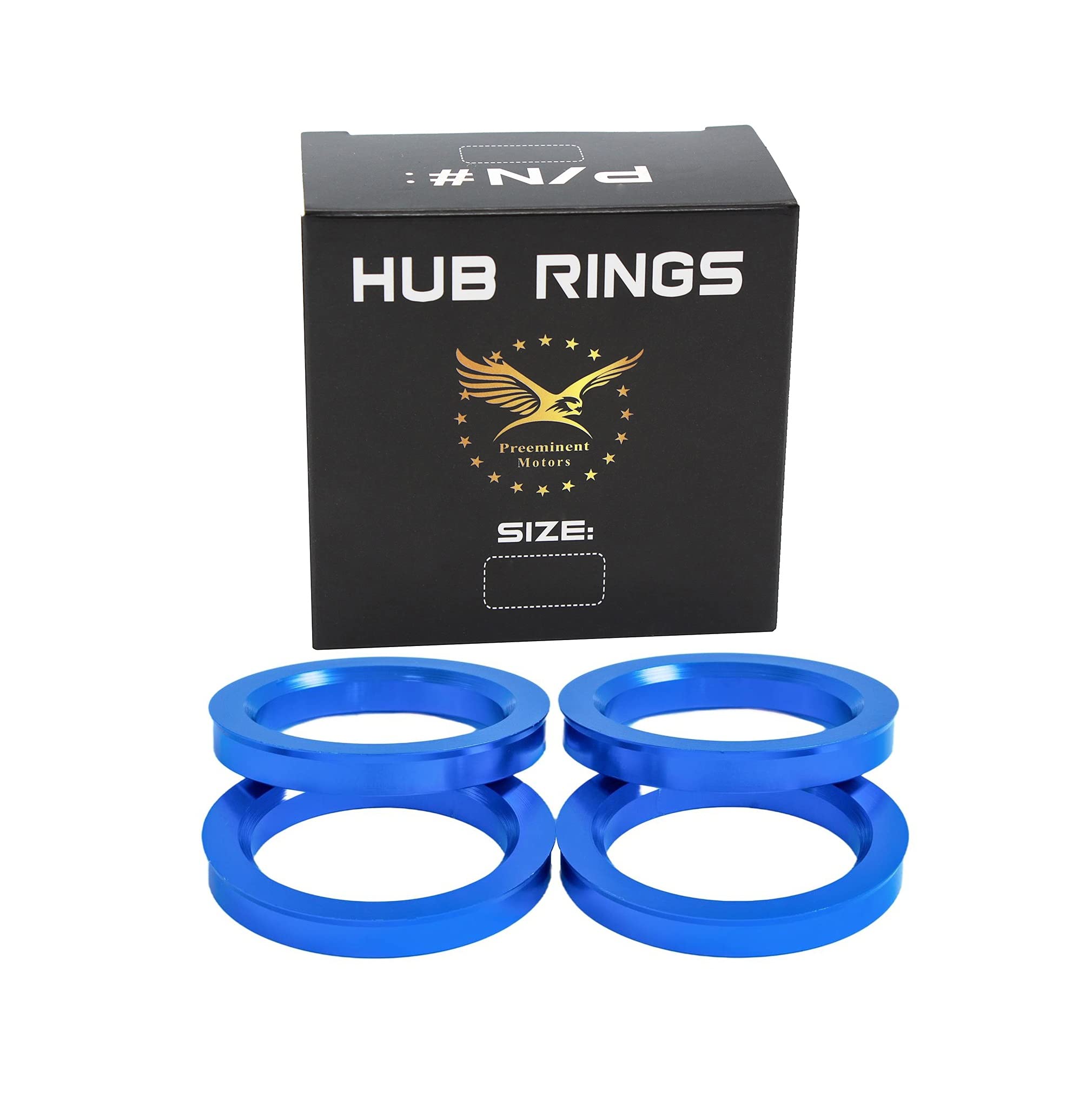 Premium Aluminum Alloy Hub Centric Rings 73.1mm to 71.5mm (4-Pack) - Wheel Adapter Spacers for Perfect Fit - Compatible with Cars, Trucks & SUVs - Ideal for Smooth Ride & Vibration Reduction