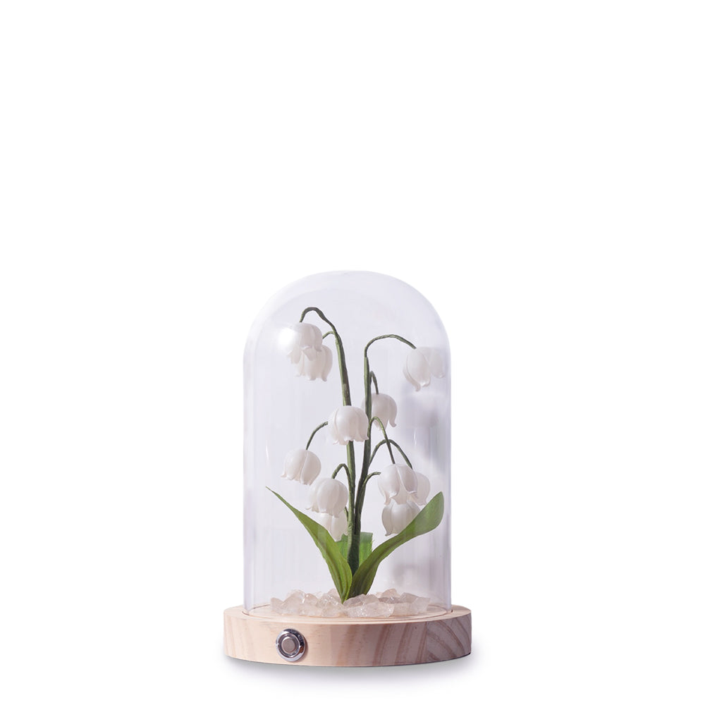 Bell Orchid Warm Night Light - Soft Glow LED Bedside Lamp for Nursery, Kids Room, and Relaxation | Perfect for Nighttime Feeding, Reading & Creating a Cozy Atmosphere