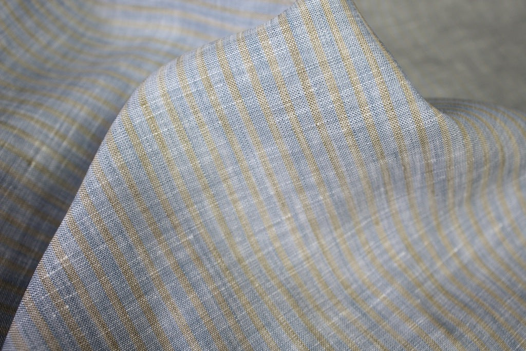 Blue Grey Striped Shirt for Men - Casual & Comfortable Wear for Everyday Outfits | Perfect for Office, Travel & Outdoor Activities