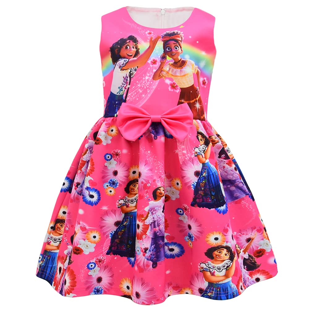 Toddler Girls Sleeveless Princess Party Dress - Casual Summer Gown for Ages 2-10 Years | Perfect for Birthday Parties, Photo Shoots & Special Occasions