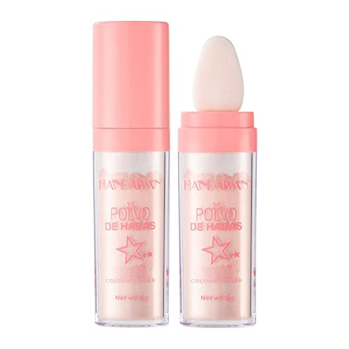Fairy Highlighter Powder & Liquid Makeup - Natural Face & Body Contouring for a Radiant Glow | Perfect for Everyday Wear, Special Occasions & Photoshoots (Shade B, One Size)