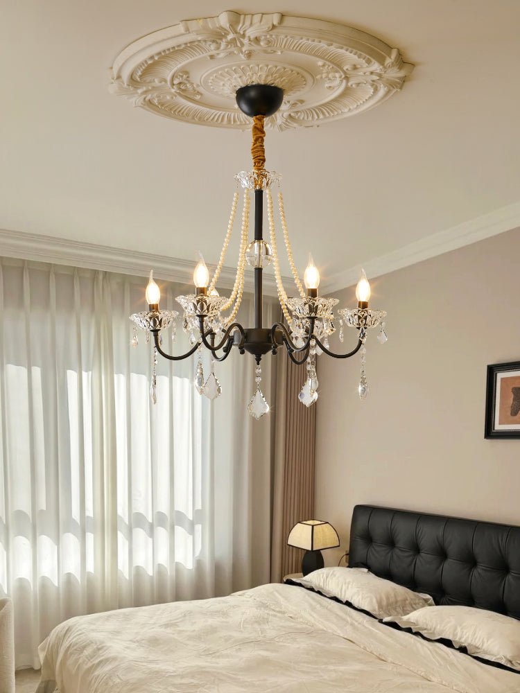 Greenville Crystal Chandelier - Elegant Modern Ceiling Light Fixture for Dining Room, Living Room & Bedroom Decor