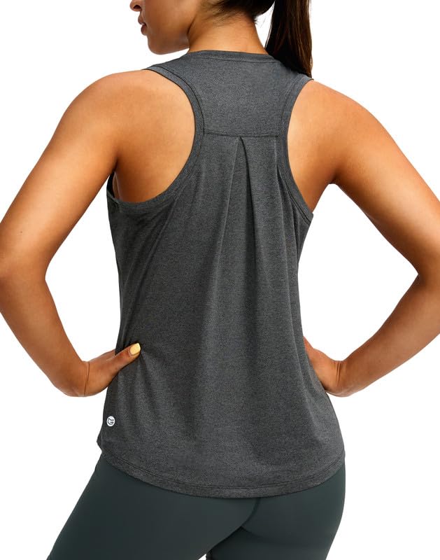 Women's Racerback Workout Tank Top - Sleeveless Loose Fit Athletic Shirt for Yoga, Running & Gym | Breathable Comfort for Active Lifestyles