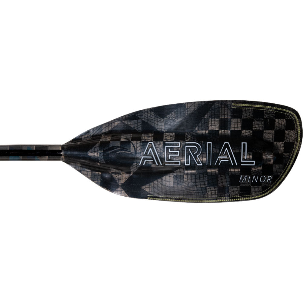 Aqua Bound Aerial Minor Carbon Versa Lok Straight Shaft 4-Piece Kayak Paddle - Lightweight & Durable Kayaking Gear for Touring, Fishing & Recreational Paddling