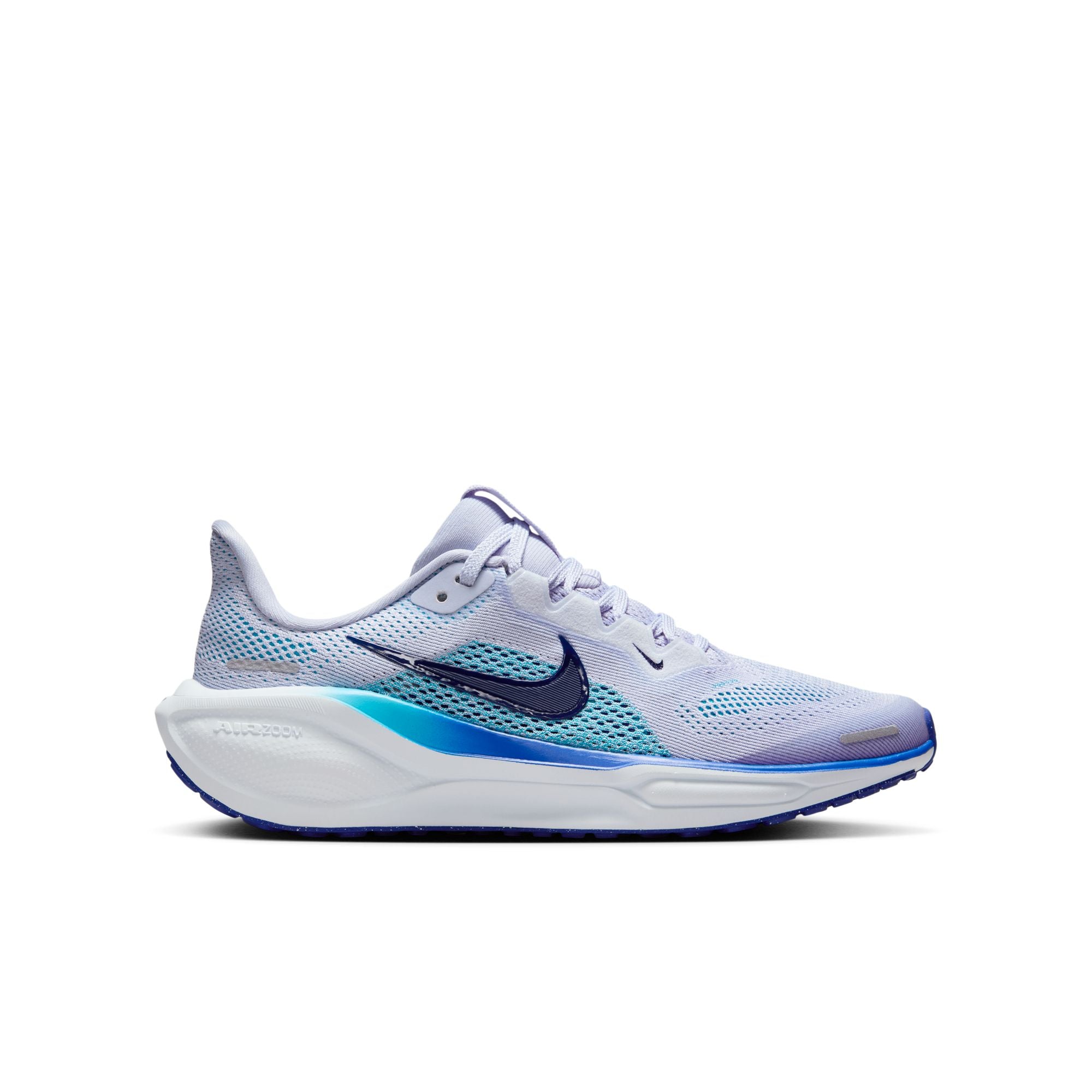 Nike Kids Air Zoom Pegasus 41 Running Shoes - Ghost/Blue Void Football Grey Deep Night - Lightweight Cushioned Sneakers for Boys & Girls - Perfect for School, Sports & Daily Activities