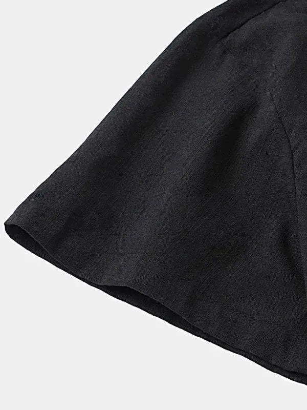 Men's Relaxed Fit Classic Linen Shorts - Breathable Summer Casual Shorts for Beach, Vacation & Outdoor Activities